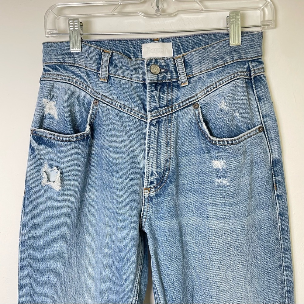 Boyish High Rise Blue Jeans - Picture 15 of 16